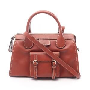 Chloe EDITH Handbag Brown Leather